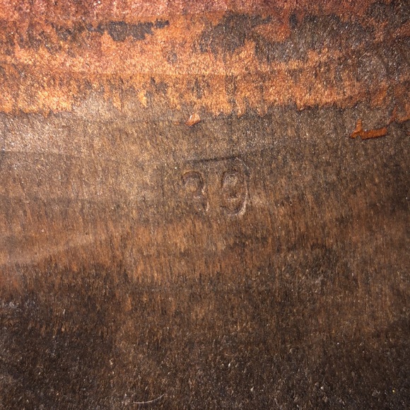 Moheda Toffeln wooden and leather clogs size 39 - Picture 4 of 4